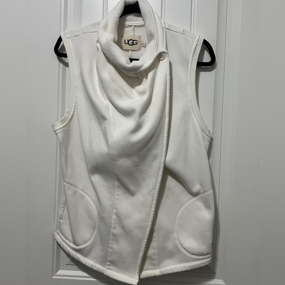 UGG Cream Draped Vest